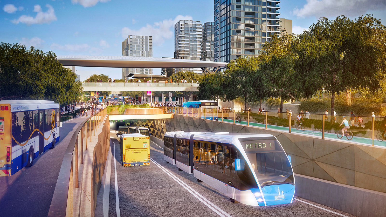 Major development projects Brisbane Metro